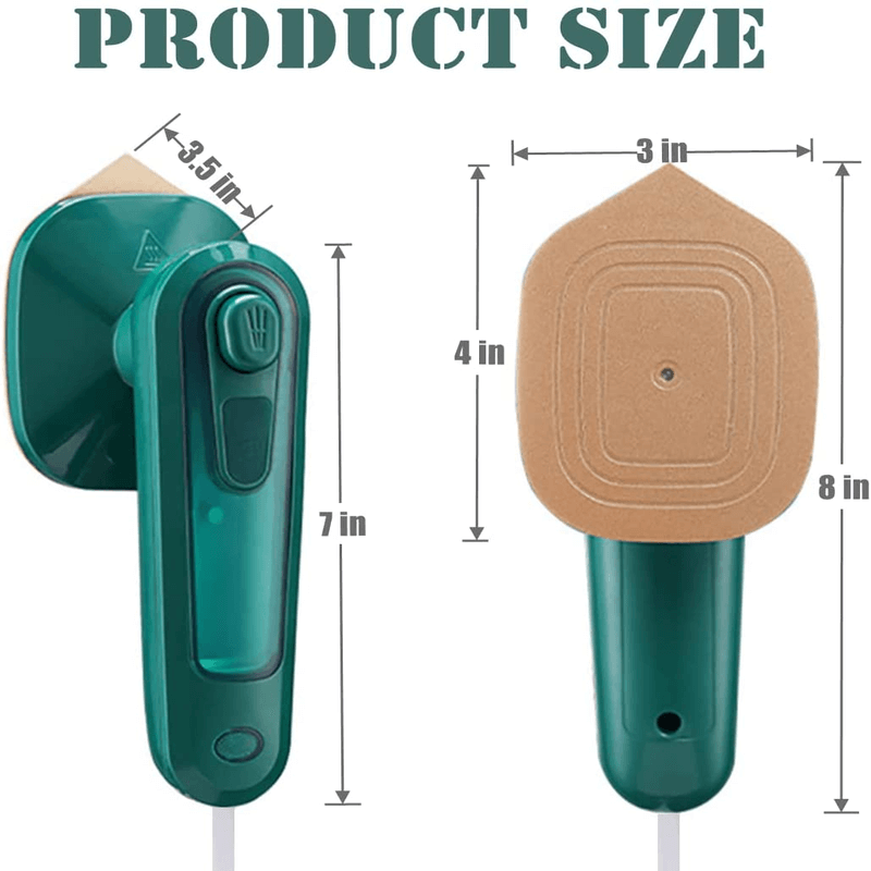 Portable Micro Steam Iron – 2-in-1 Wet & Dry Travel Iron